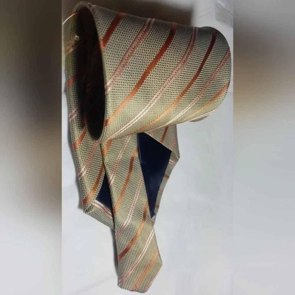 Vintage Silk Thread Striped Tie - Picture 2 of 6